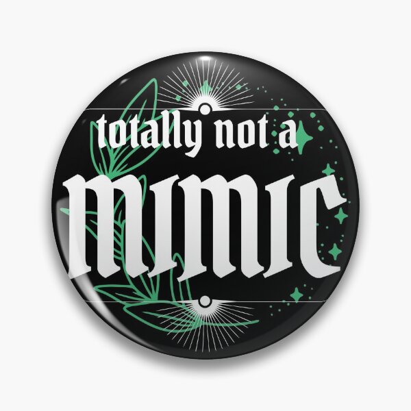 Item preview, Totally Not a Mimic - nerdy phrase shirt designed and sold by BrandNameNerd.