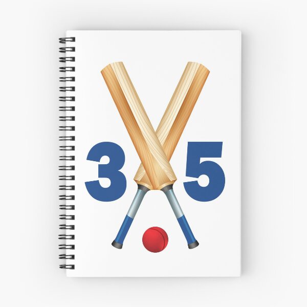 Item preview, Cricket number 35 - thirty five with bats and ball designed and sold by AllShirts21.