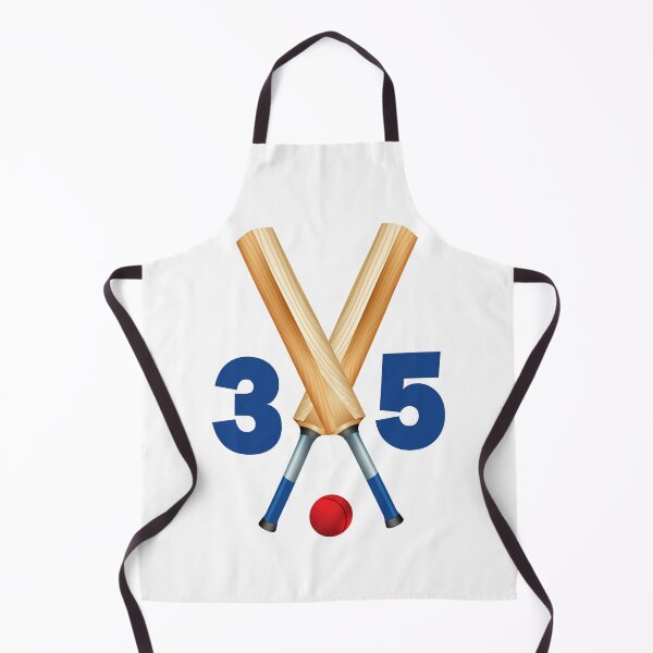 Item preview, Cricket number 35 - thirty five with bats and ball designed and sold by AllShirts21.