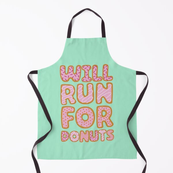 Item preview, Will Run For Donuts Funny Quote designed and sold by Hayley Adams.
