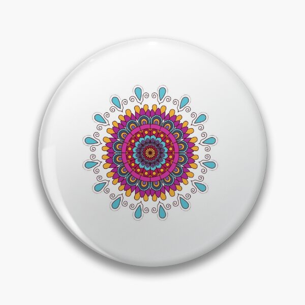 Item preview, Mandala Pink Light Blue designed and sold by kyds.