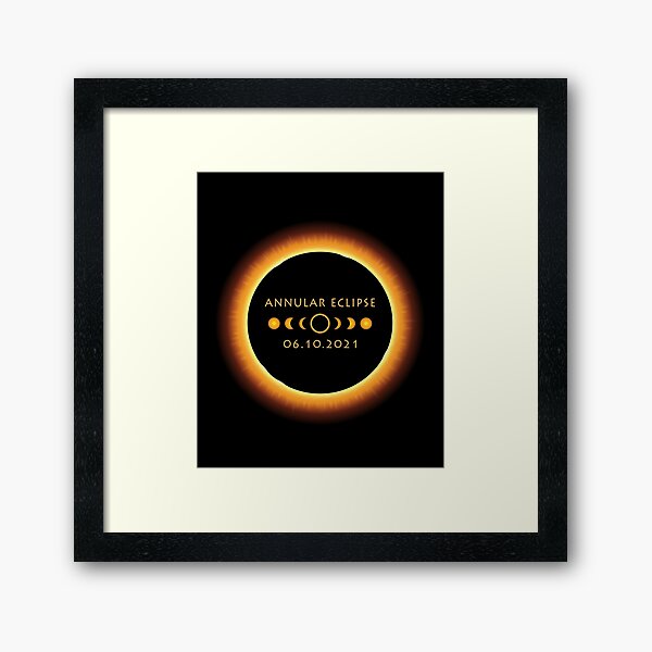 Item preview, Annular Solar Eclipse June 2021 designed and sold by DOLCEINDIGO.