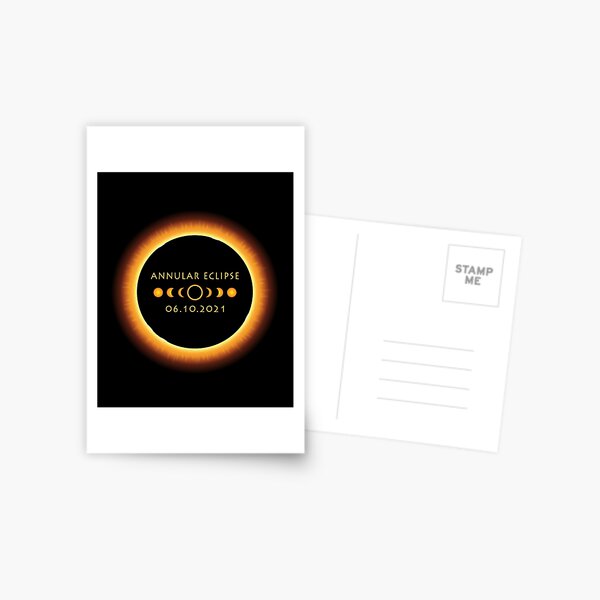 Item preview, Annular Solar Eclipse June 2021 designed and sold by DOLCEINDIGO.