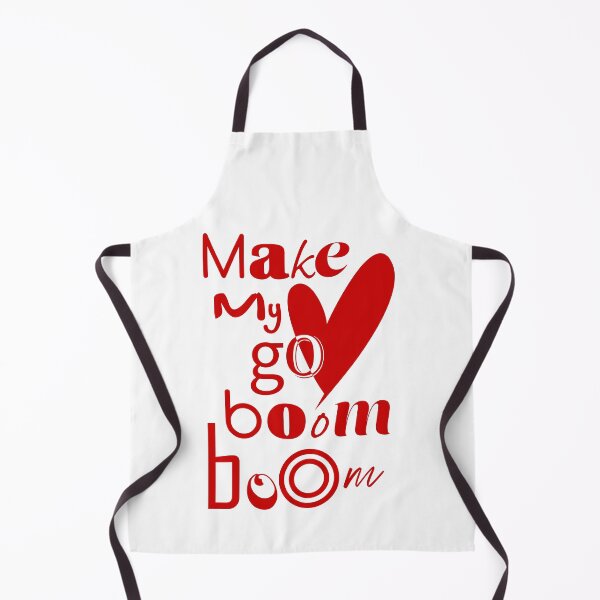 Item preview, Make my heart go boom boom designed and sold by Jokertags.