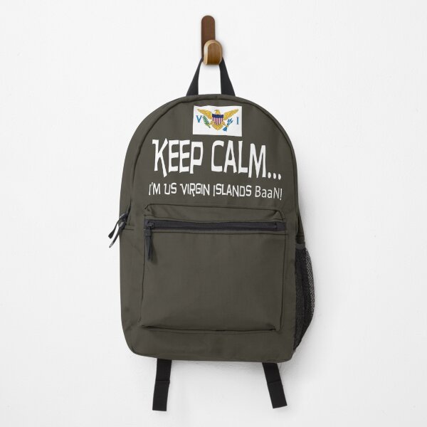 Item preview, Keep calm… I’m US Virgin Islands BaaN! with the US Virgin Islands Flag designed and sold by obedtheartist.