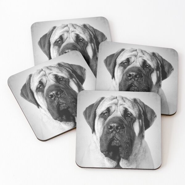 Item preview, English Mastiff dog - BW Vintage - D42 designed and sold by DecoVintage.