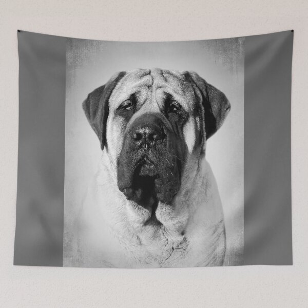 Item preview, English Mastiff dog - BW Vintage - D42 designed and sold by DecoVintage.