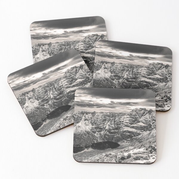 Item preview, An Teallach - Winter Solstice Afternoon (B&W) designed and sold by ScotLandscapes.