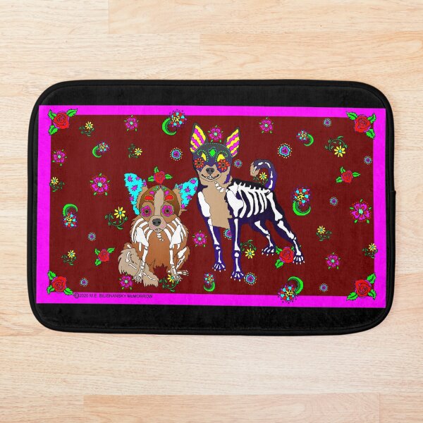 Item preview, Day of the Dead Chihuahuas designed and sold by M. E.  Bilisnansky McMorrow.