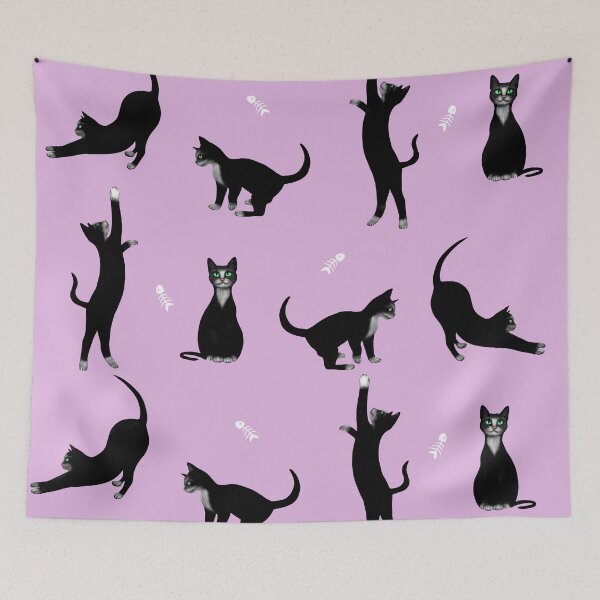 Item preview, Cat Poses - Pink designed and sold by Kittys-Art.