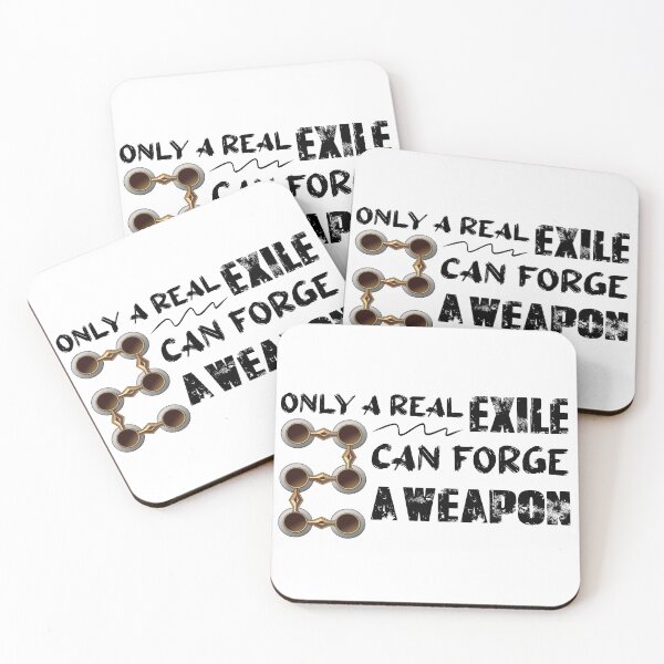 Item preview, Tabula Rasa Only A Real Exile Can Forge A Weapon designed and sold by PODI-Art.