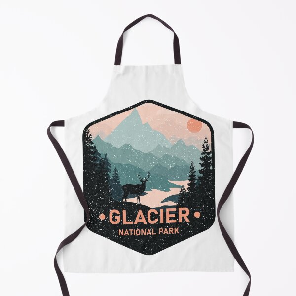 Item preview, Vintage Glacier National Park Deer Nature Mountain Gifts designed and sold by kalpanik_Rehana_Begum.