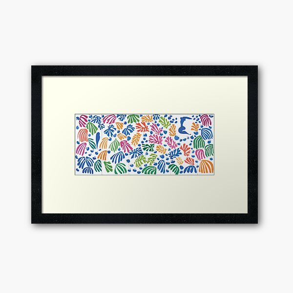 Henri Matisse Parakeet and the Mermaid Framed Art Print