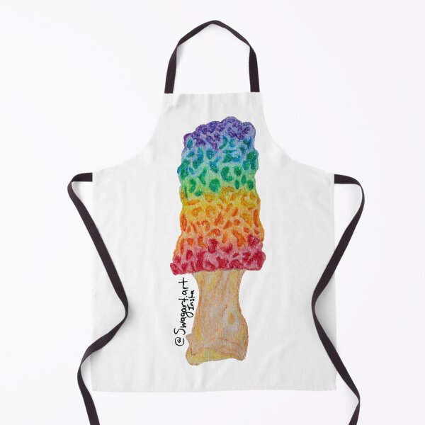 Item preview, Rainbow Morel Mushroom designed and sold by SwagartArt.