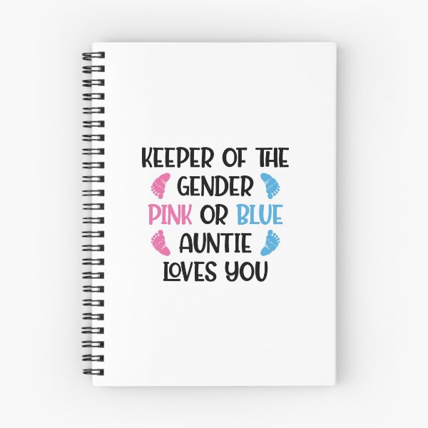 Item preview, Keeper of the gender pink or blue auntie loves you designed and sold by CozyGraphicShop.