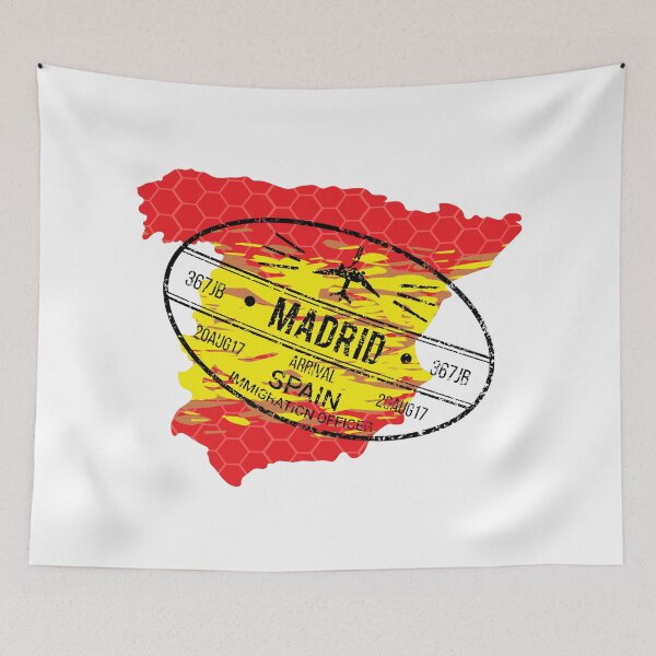Item preview, Madrid Passport Stamp designed and sold by corralmontana.