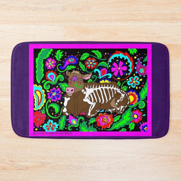 Item preview, Day of the Dead Cows designed and sold by M. E.  Bilisnansky McMorrow.