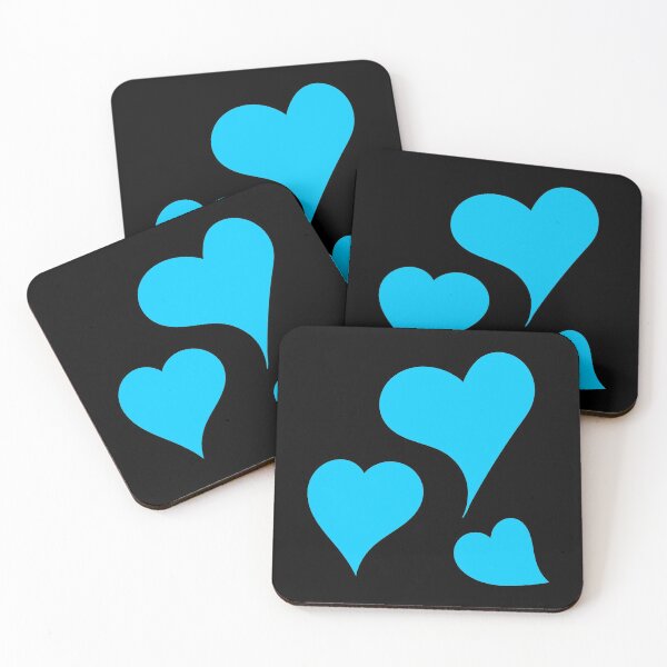 Item preview, Valentines Pattern Blue Hearts - Enjoy Every Moment designed and sold by yasmh.