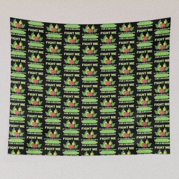 Item preview, Fight me if you want, but I'm a vegetarian for a reason designed and sold by avocadissimo.