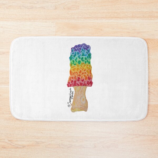 Item preview, Rainbow Morel Mushroom designed and sold by SwagartArt.