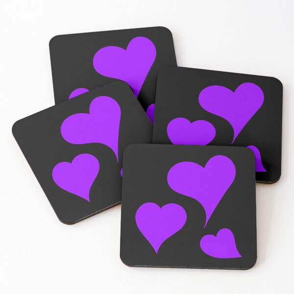 Item preview, Valentines Pattern Purple Hearts - Enjoy Every Moment designed and sold by yasmh.