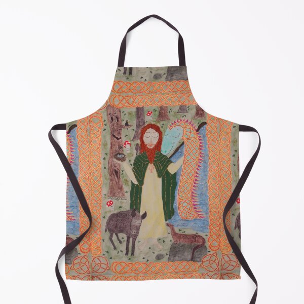 Item preview, Saint Kevin of Glendalough designed and sold by DebiCady.
