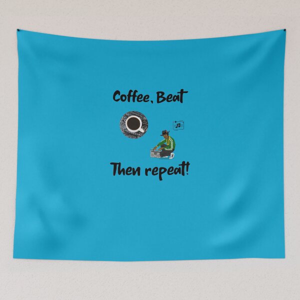 Item preview, Coffe,Beat Then Repeat! Band Percussion Orchestra Music Piano Guitar designed and sold by musicmusicpin.