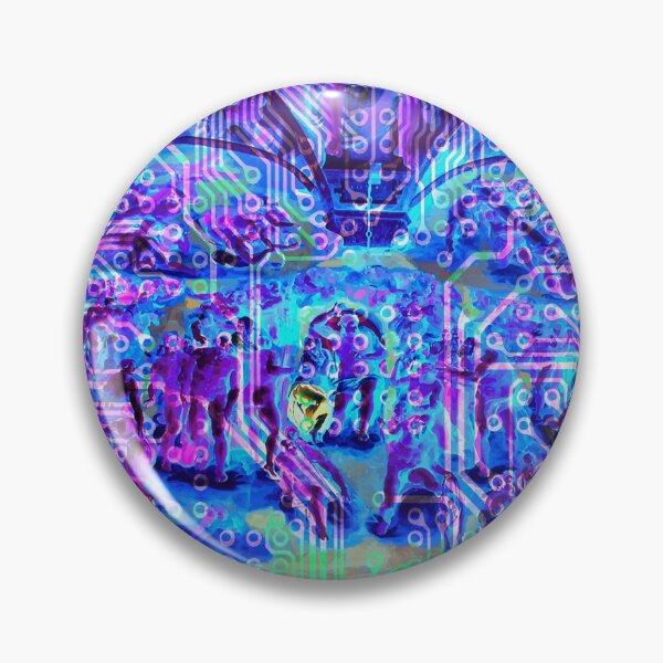 Item preview, Psychedelic Cyberpunk Last Judgement designed and sold by fifty-bucks.