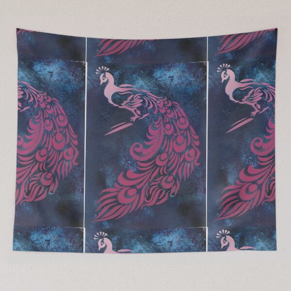 Artikelvorschau, Rosa Farbverlauf Pfau Art entworfen und verkauft von Twinkleb17.