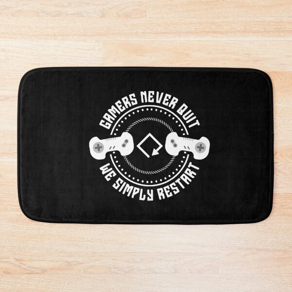Item preview, Gamers Never Quit We Simply Restart designed and sold by Marzuqi Che Rose.