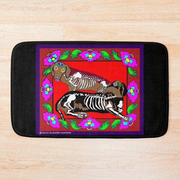 Item preview, Day of the Dead Dachshunds designed and sold by M. E.  Bilisnansky McMorrow.