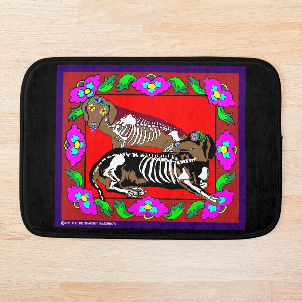 Item preview, Day of the Dead Dachshunds designed and sold by M. E.  Bilisnansky McMorrow.