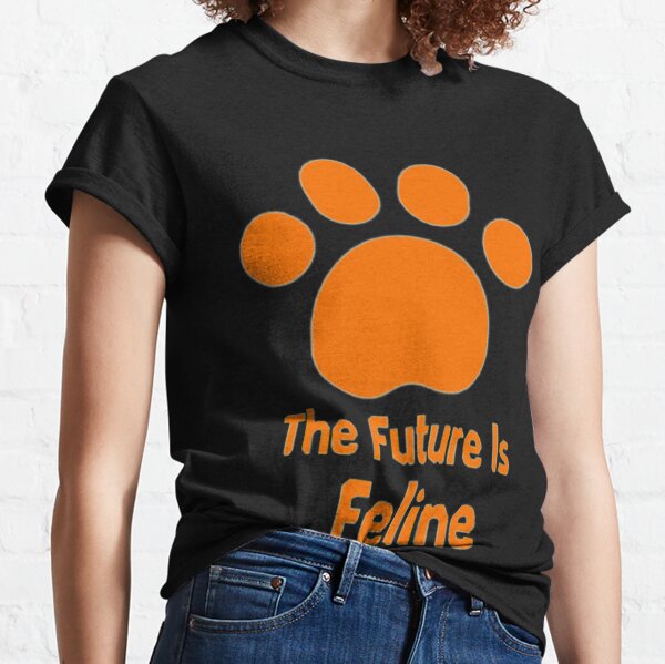 the future is feline tshirt