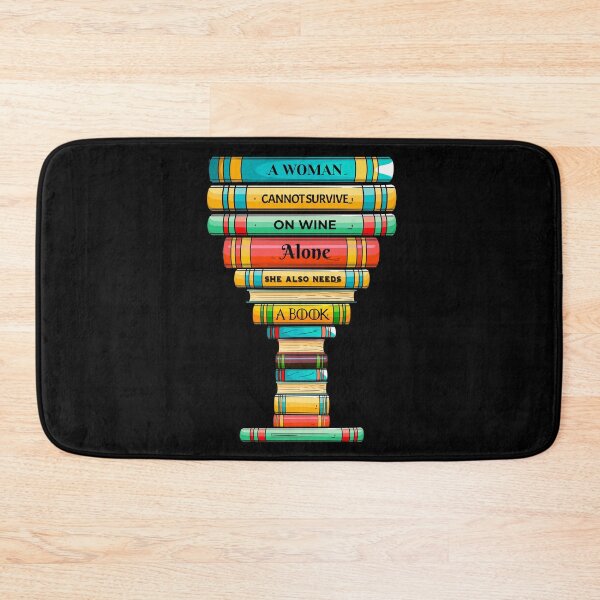 Item preview, Book Readers Glass Of Wine Lover designed and sold by MintaApparel.