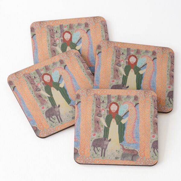 Item preview, Saint Kevin of Glendalough  designed and sold by DebiCady.