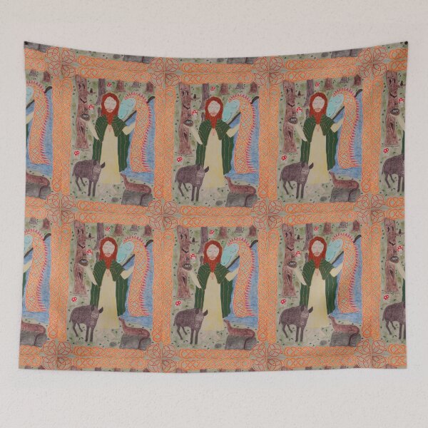 Item preview, Saint Kevin of Glendalough  designed and sold by DebiCady.
