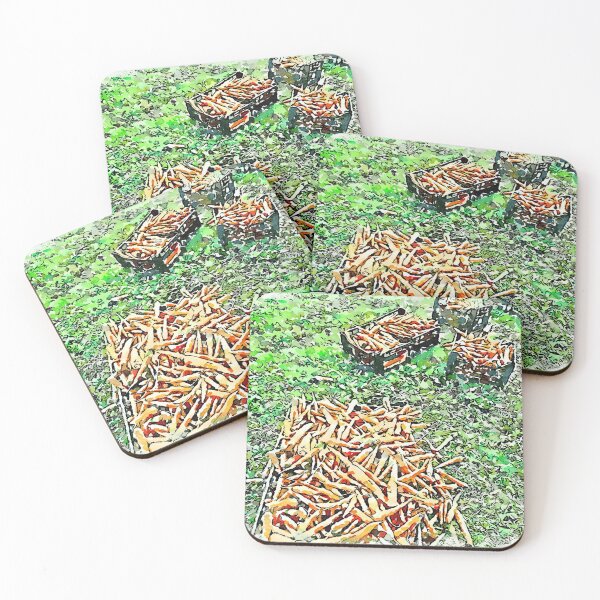Item preview, Hortus Conclusus: crates of carrots on the garden designed and sold by Giuseppe Cocco.