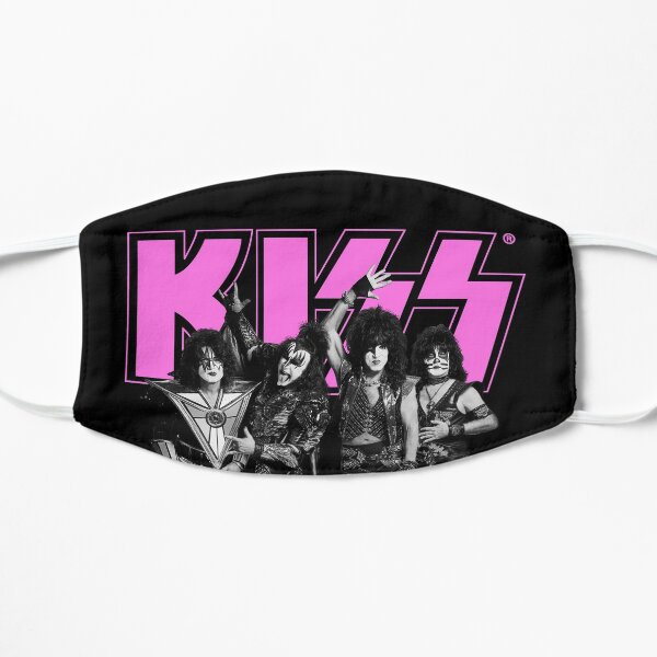 KISS ® The Band - Pink, Black and White Version Flat Mask