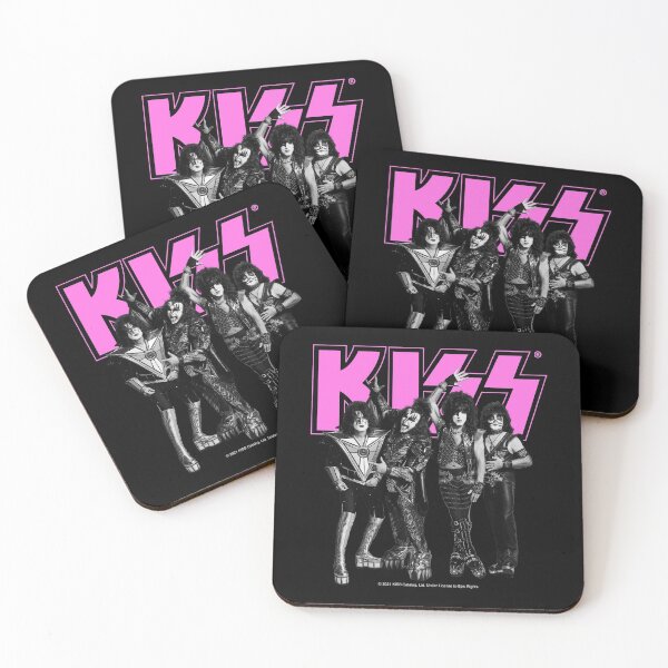 Item preview, KISS ® The Band - Pink, Black and White Version designed and sold by musmus76.
