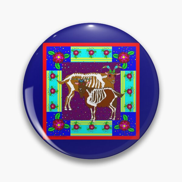 Item preview, Day of the Dead Goats designed and sold by M. E.  Bilisnansky McMorrow.