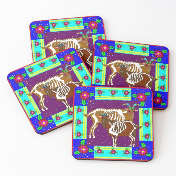 Item preview, Day of the Dead Goats designed and sold by M. E.  Bilisnansky McMorrow.