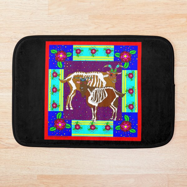 Item preview, Day of the Dead Goats designed and sold by M. E.  Bilisnansky McMorrow.