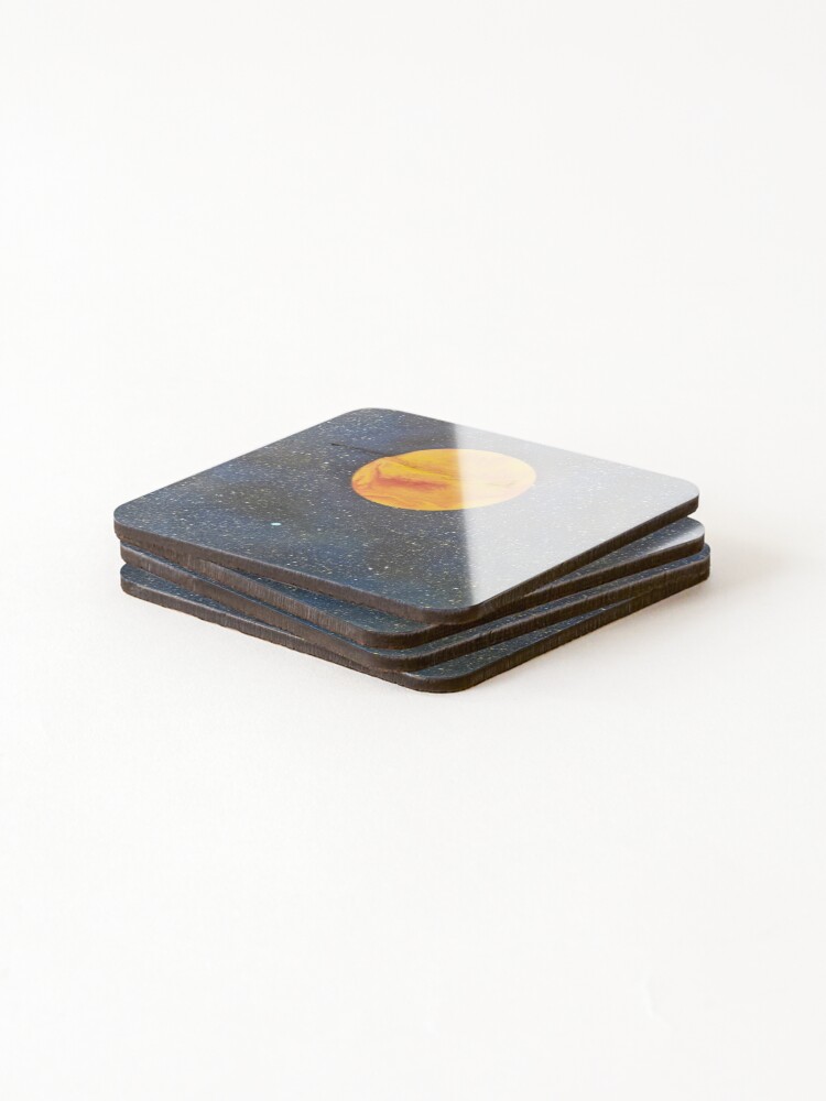 Thumbnail 4 of 5, Coasters (Set of 4), Spaced Out - Sun Ripped designed and sold by RazberryPatch.