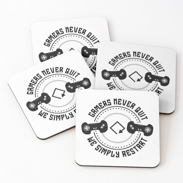 Item preview, Gamers Never Quit We Simply Restart designed and sold by Marzuqi Che Rose.