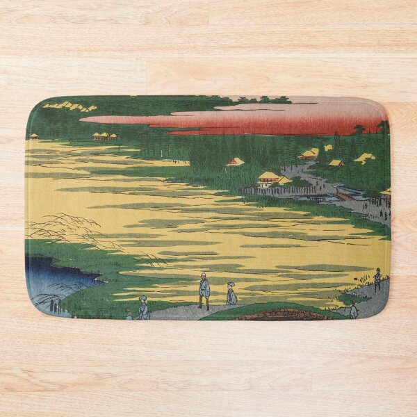 Item preview, Omokage Bridge over Kanda River Vintage Ukiyo-e Japanese Art designed and sold by VintageArchive.