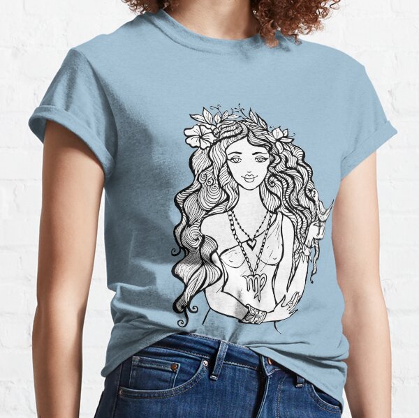 Playeras Para Mujer Womens Leo Af Zodiac Floral Astrology Playeras Para Mujer Womens Leo Af Zodiac Floral Astrology