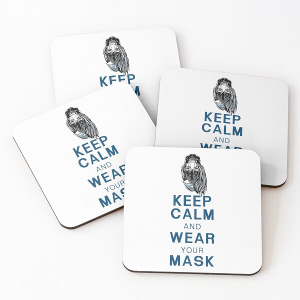 Item preview, Keep Calm and Wear Your Mask designed and sold by samer11.