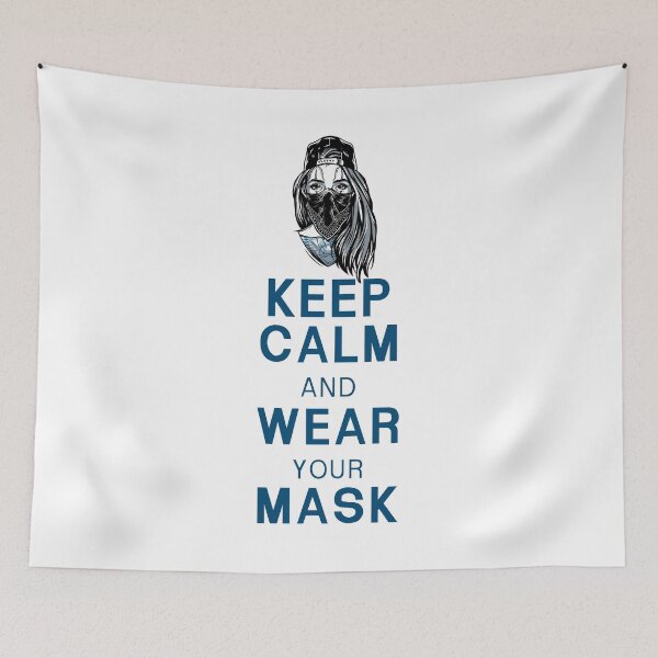 Item preview, Keep Calm and Wear Your Mask designed and sold by samer11.