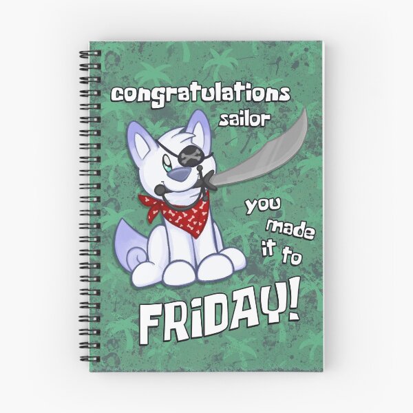 Item preview, Scribble Kibble Pirate - Friday designed and sold by Crowne Prince.