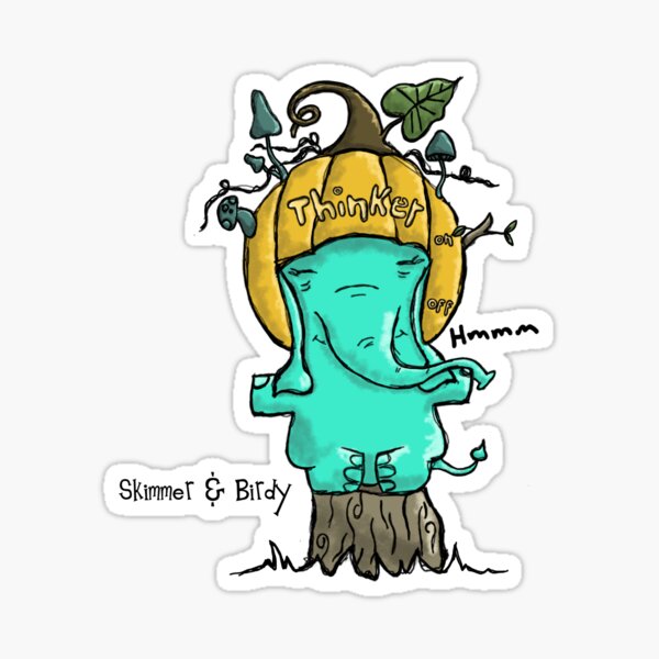 Skimmer Thinker Sticker